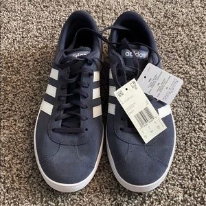 Navy Blue Adidas VL Court 2.0 Sneakers